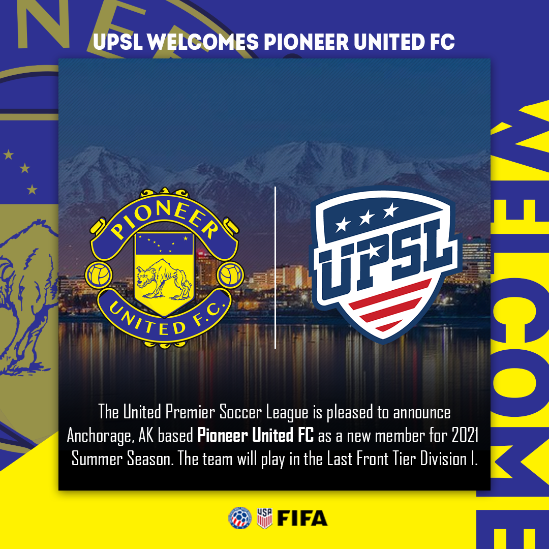 UPSL Announces Alaska Expansion With Pioneer United FC Battle Born